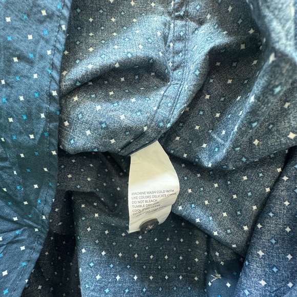 Men's Perry Ellis Stretch Button Up Geometric Print Shirt - Picture 4 of 5